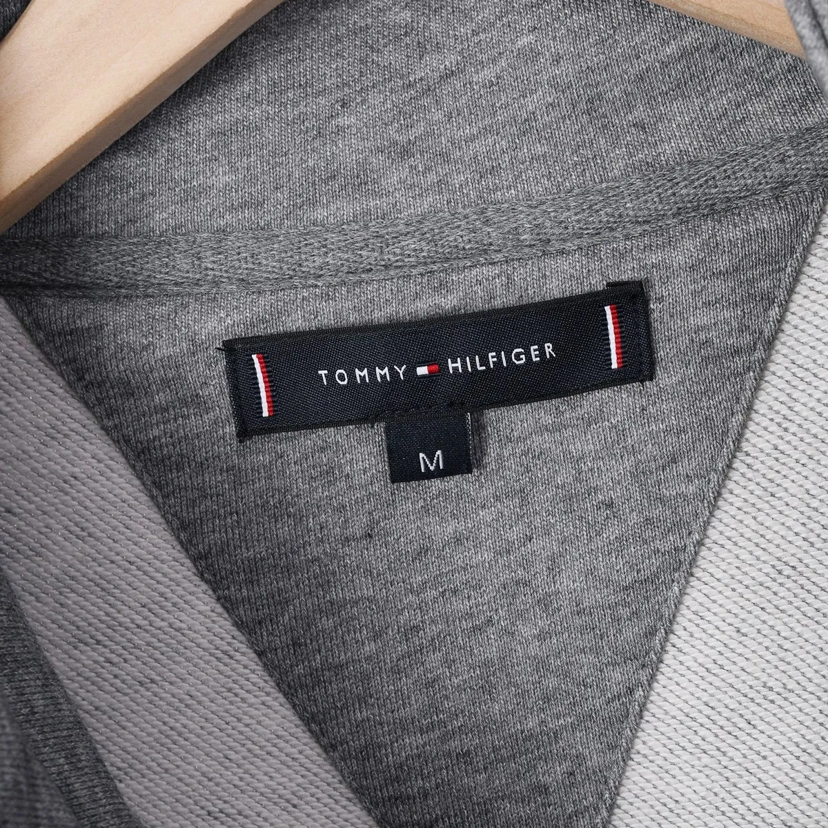 P220 802# Tommy zipper stand collar sweatshirt jacket Color: black gray royal blue Size: M-XXL Fabric: 350g cotton terry